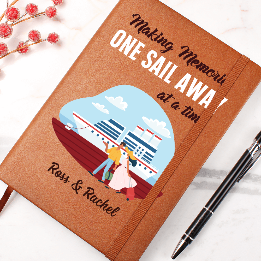 Making Memories One Sail Away at a Time – Personalized Cruise Journal