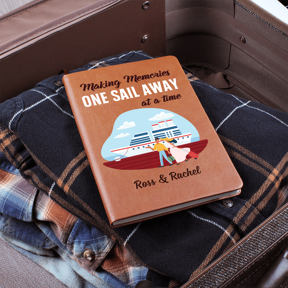 Making Memories One Sail Away at a Time – Personalized Cruise Journal