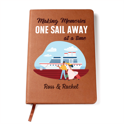 Making Memories One Sail Away at a Time – Personalized Cruise Journal