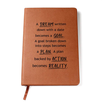 Motivational and Inspirational Graphic Journal-From Dream to Reality