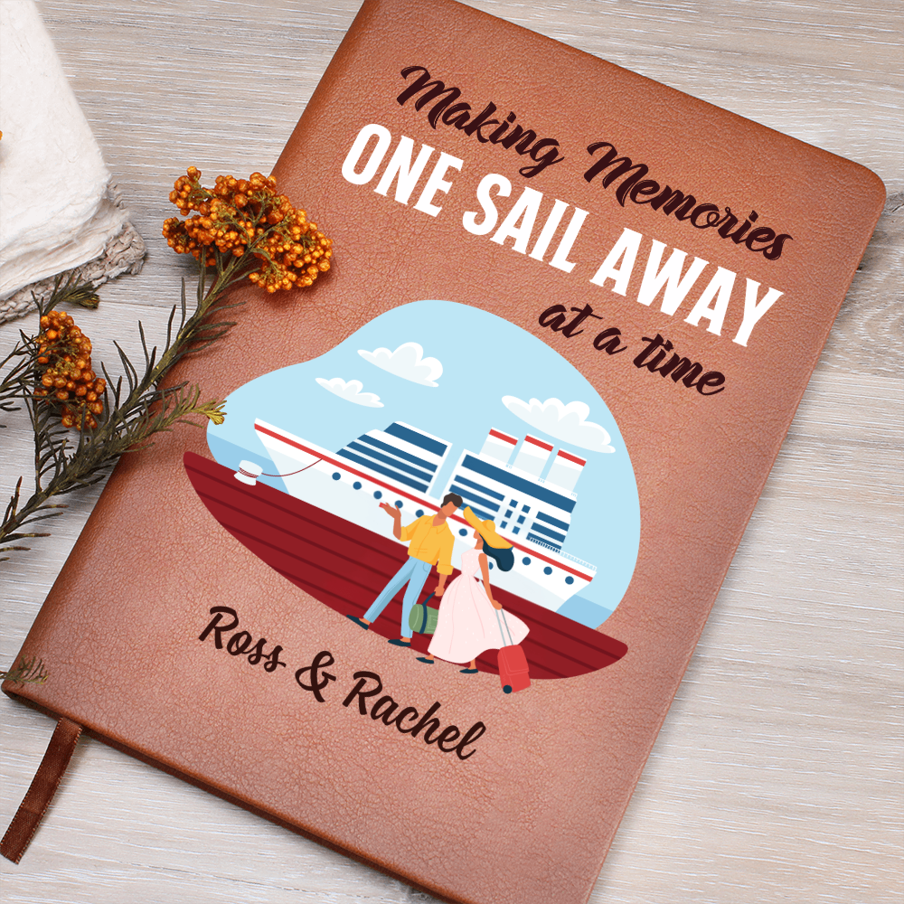 Making Memories One Sail Away at a Time – Personalized Cruise Journal