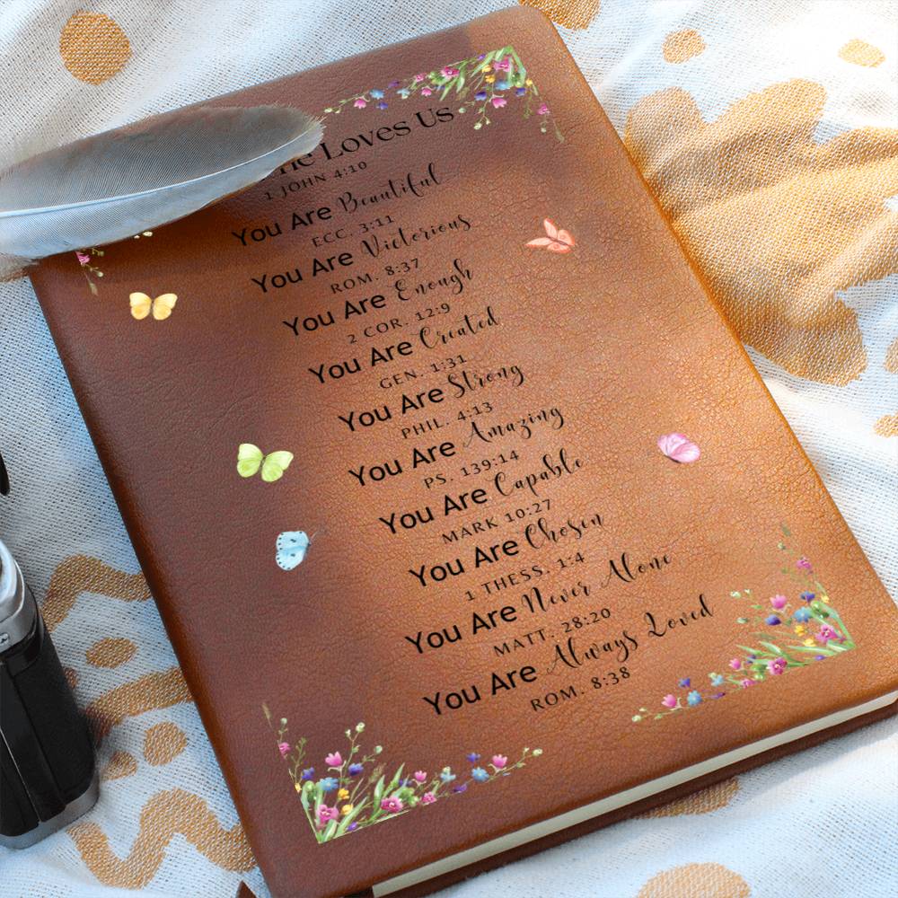 "Oh How He Loves Us" Color Lined Graphic Journal