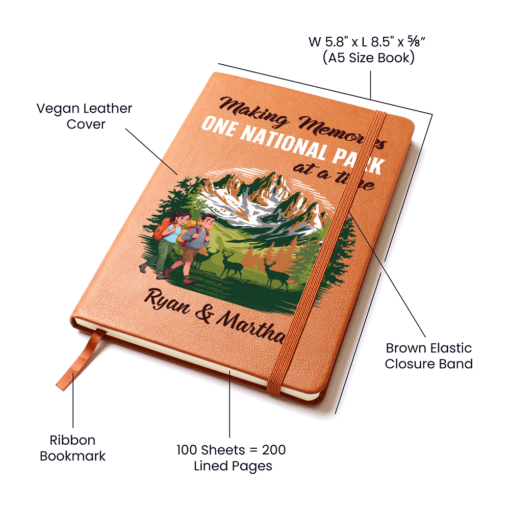 Making Memories One National Park at a Time – Personalized National Park Journal