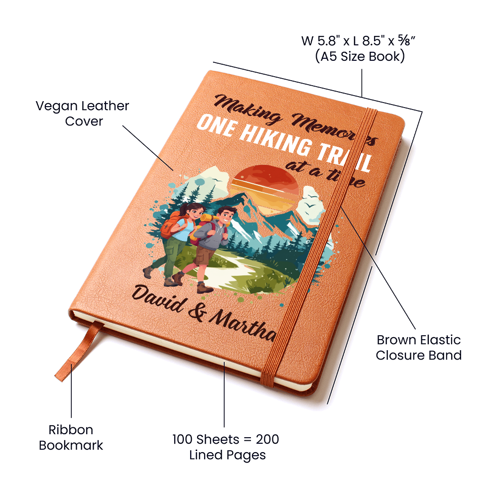 Making Memories One Hiking Trail at a Time – Personalized Hiking Journal