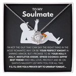 To My Soulmate-"My Promise to You" Love Knot Necklace