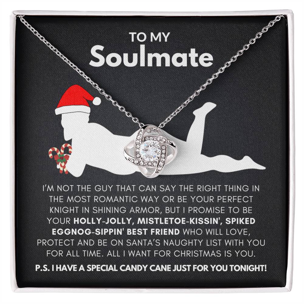 To My Soulmate-"For My Best Friend" Love Knot Necklace