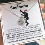 To My Soulmate-"My Love For You" Love Knot Necklace