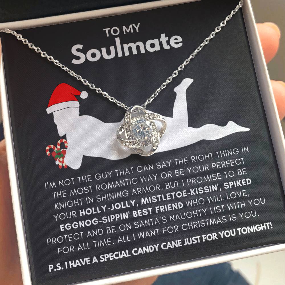 To My Soulmate-"For My Best Friend" Love Knot Necklace