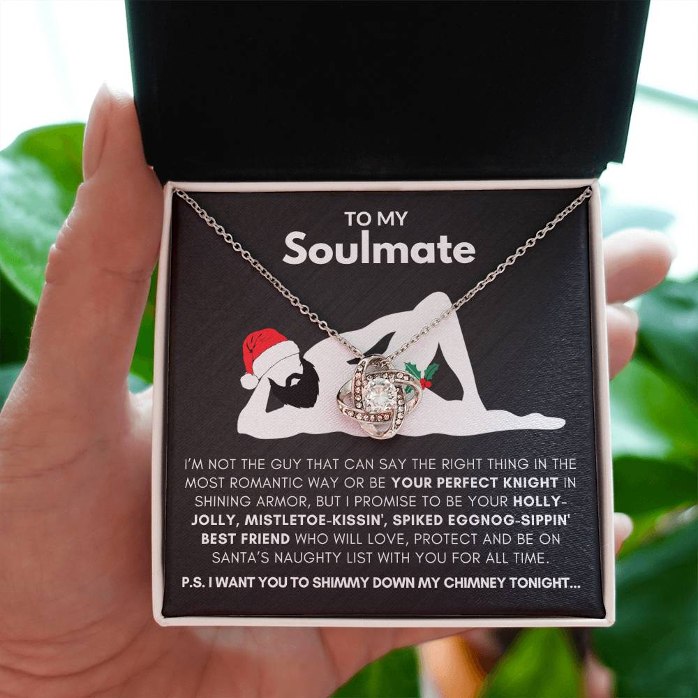 To My Soulmate-"My Promise" Love Knot Necklace