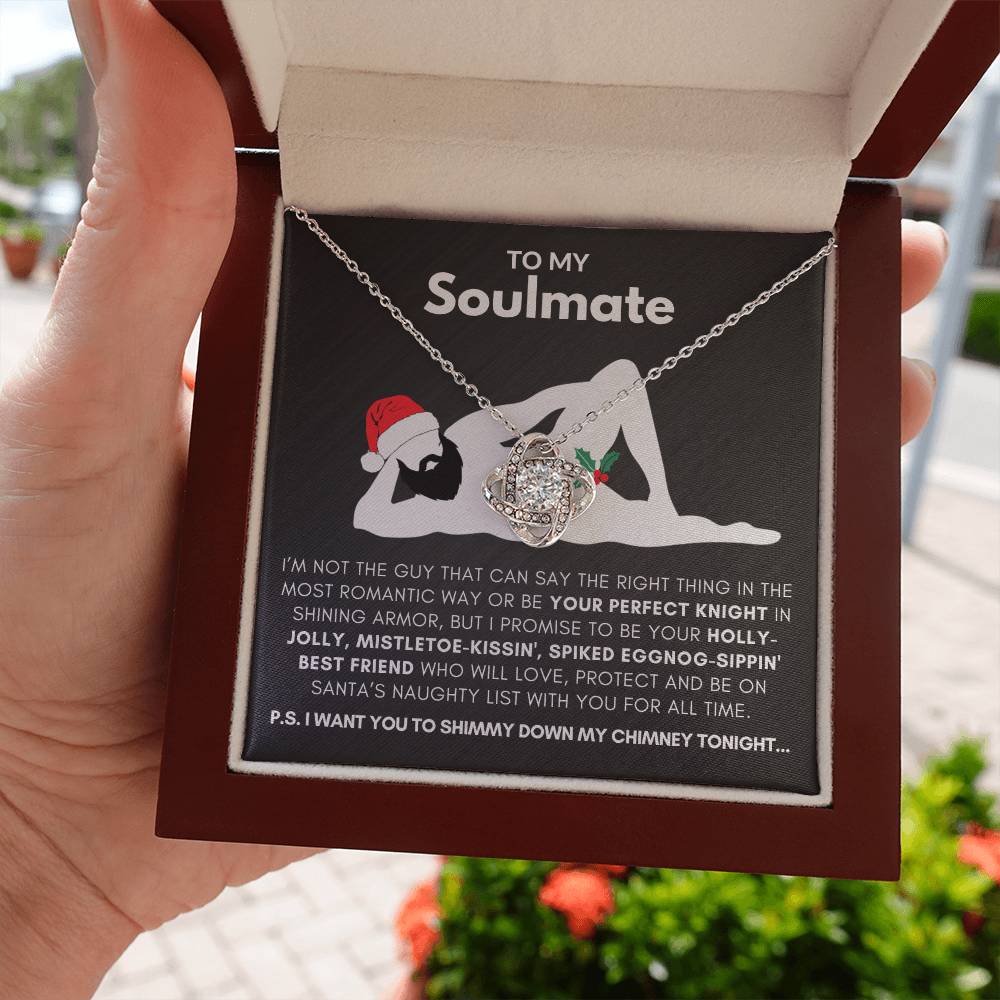 To My Soulmate-"My Promise" Love Knot Necklace