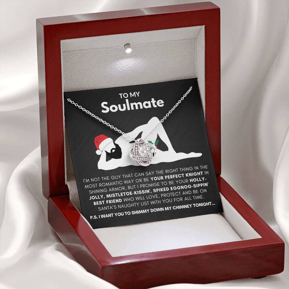 To My Soulmate-"My Promise" Love Knot Necklace