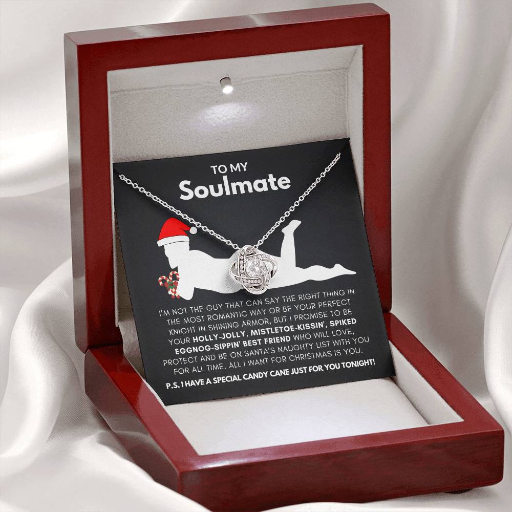 To My Soulmate-"For My Best Friend" Love Knot Necklace