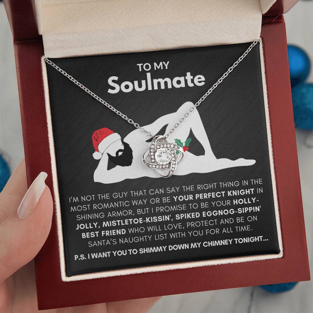 To My Soulmate-"My Promise" Love Knot Necklace