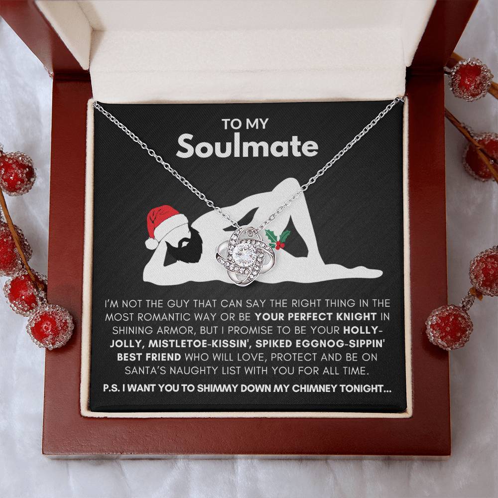 To My Soulmate-"My Promise" Love Knot Necklace