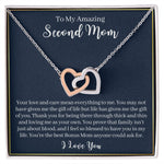 To My Amazing Second Mom-Hearts Necklace