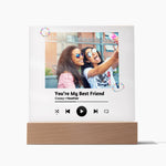 Personalized Bestie Song Plaque