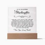 To My Beautiful Stepdaughter-"You Are Special" Plaque