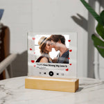 Personalized Couple Song Plaque