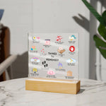 Things To Remember-Positive Mindset Square Plaque