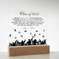 Class of 2023-Mom & Dad-Square Plaque
