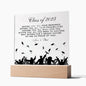 Class of 2023-Mom & Dad-Square Plaque