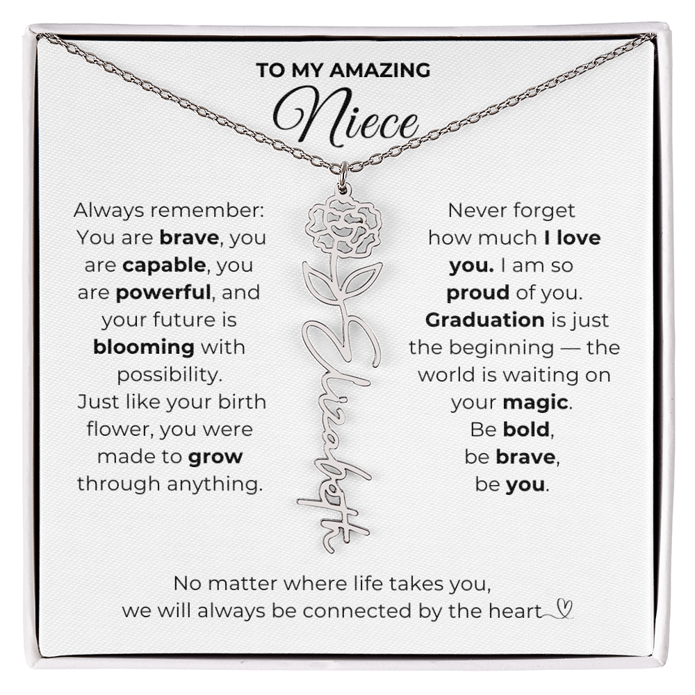 Personalized Niece Graduation Gift from Aunt or Uncle