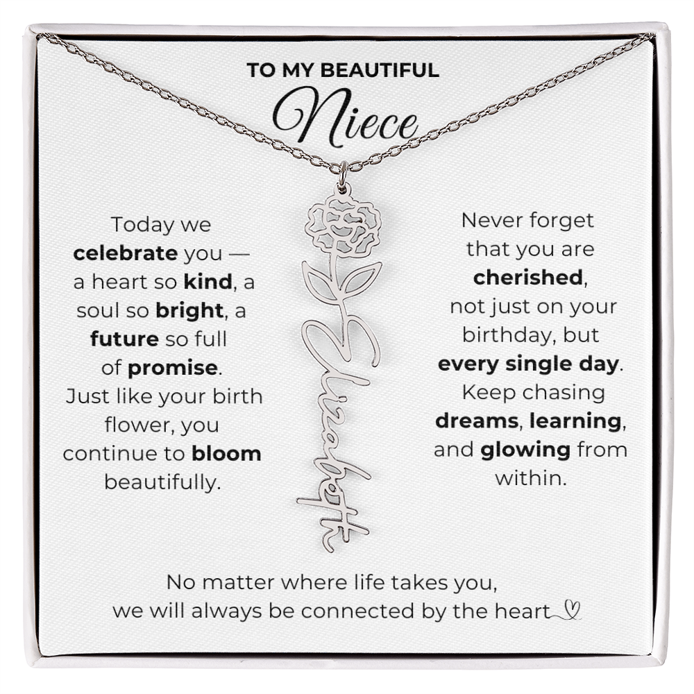 Personalized Niece Birthday Gift from Aunt or Uncle