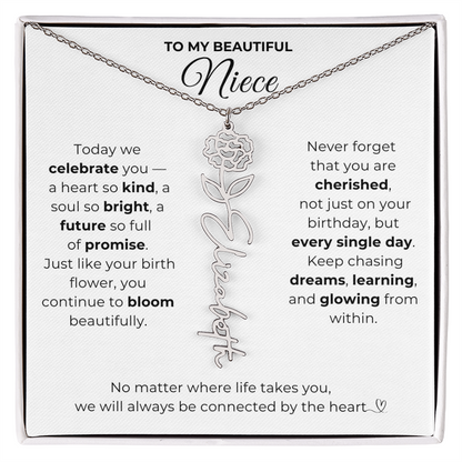 Personalized Niece Birthday Gift from Aunt or Uncle