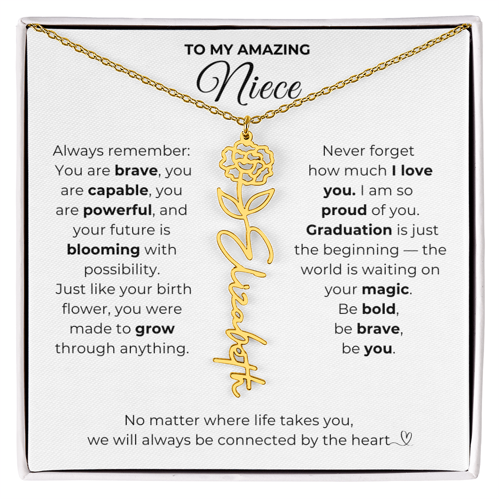 Personalized Niece Graduation Gift from Aunt or Uncle