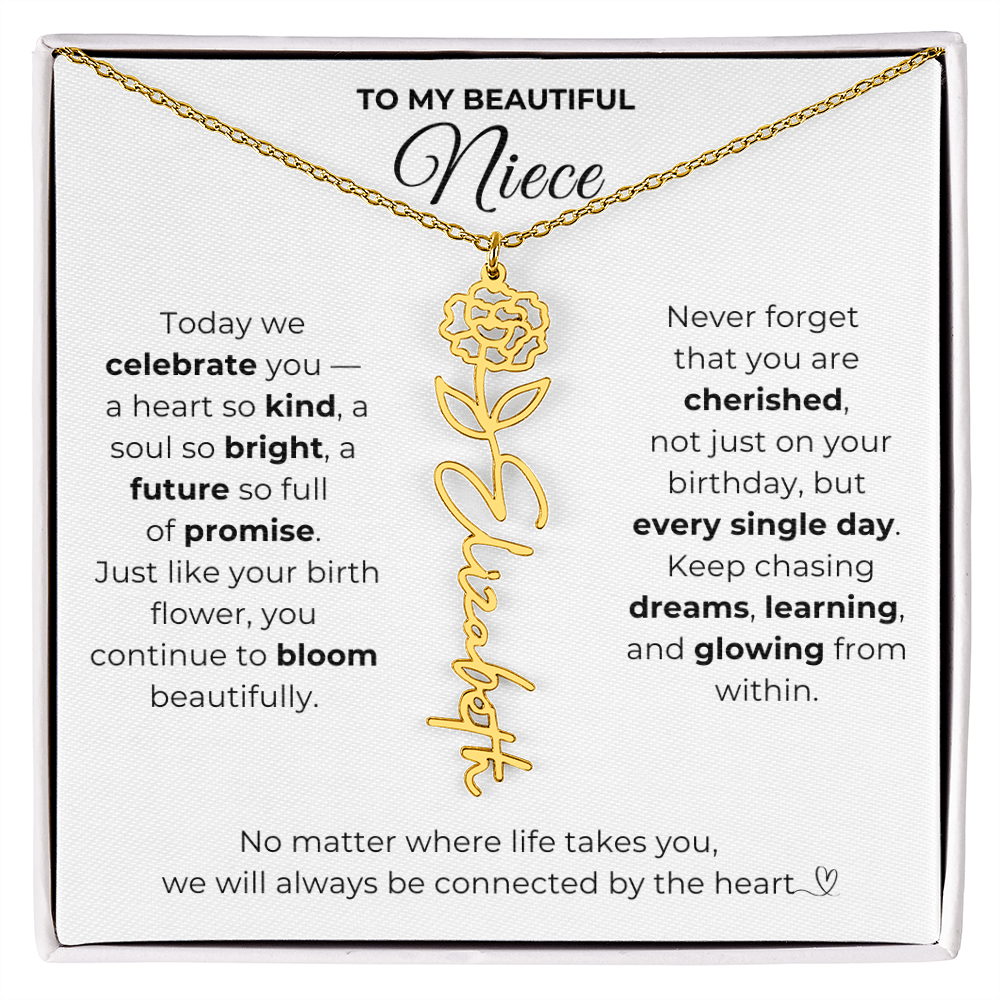 Personalized Niece Birthday Gift from Aunt or Uncle