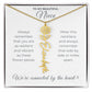 To My Beautiful Niece-"Vibrant Flower" Birth Month Name Necklace