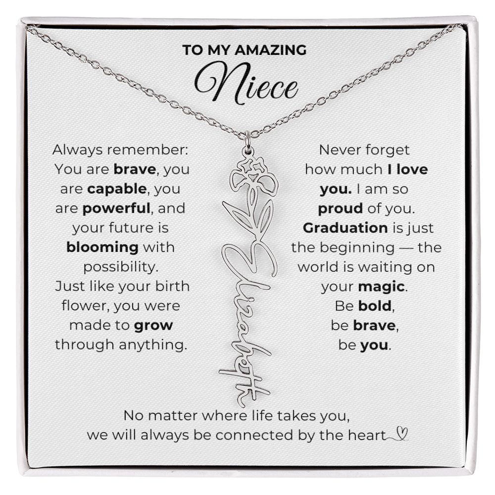 Personalized Niece Graduation Gift from Aunt or Uncle