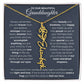 To My Beautiful Granddaughter-"Always Remember" Birth Month Name Necklace