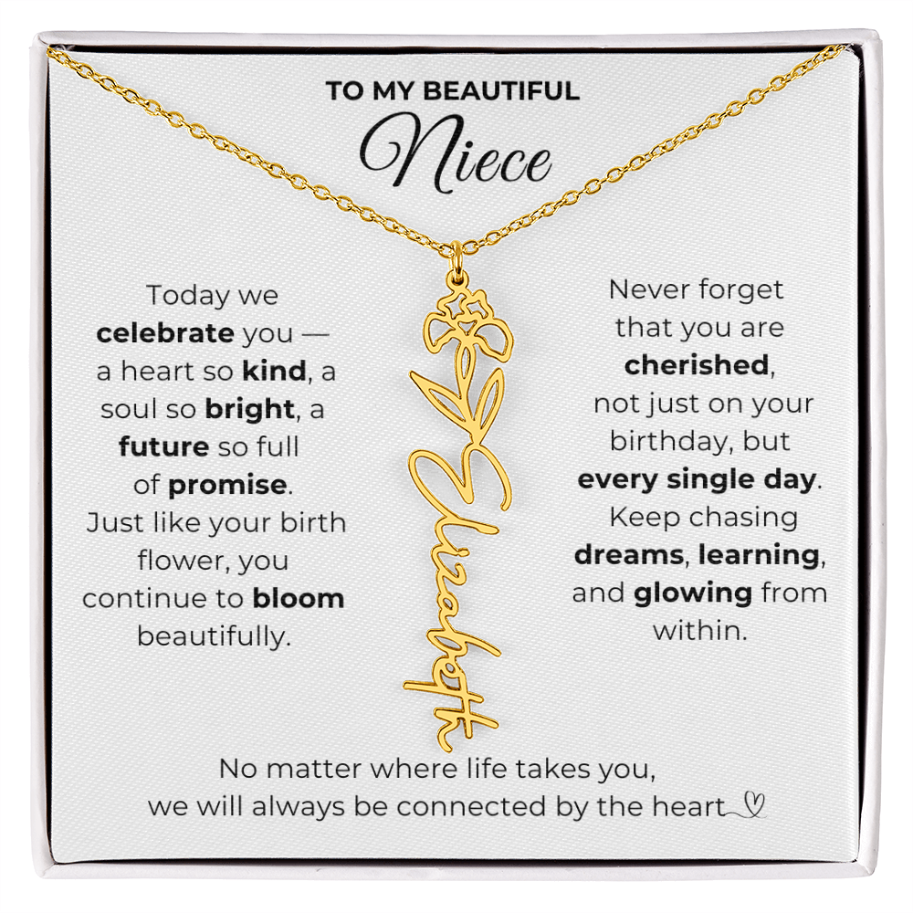 Personalized Niece Birthday Gift from Aunt or Uncle