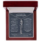 To My Beautiful Granddaughter-"Always Remember" Birth Month Name Necklace
