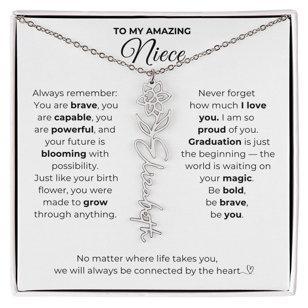 Personalized Niece Graduation Gift from Aunt or Uncle
