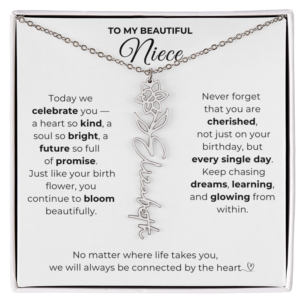 Personalized Niece Birthday Gift from Aunt or Uncle