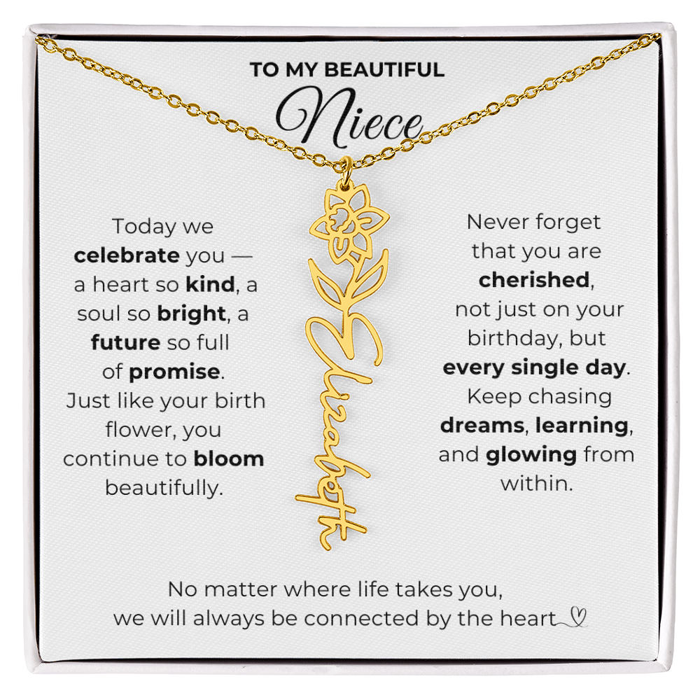 Personalized Niece Birthday Gift from Aunt or Uncle