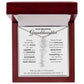 To My Beautiful Granddaughter-"Vibrant Flower" Birth Month Name Necklace