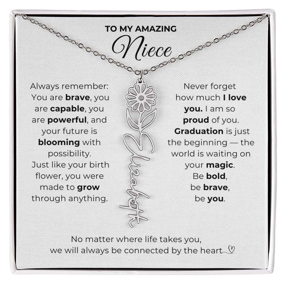Personalized Niece Graduation Gift from Aunt or Uncle