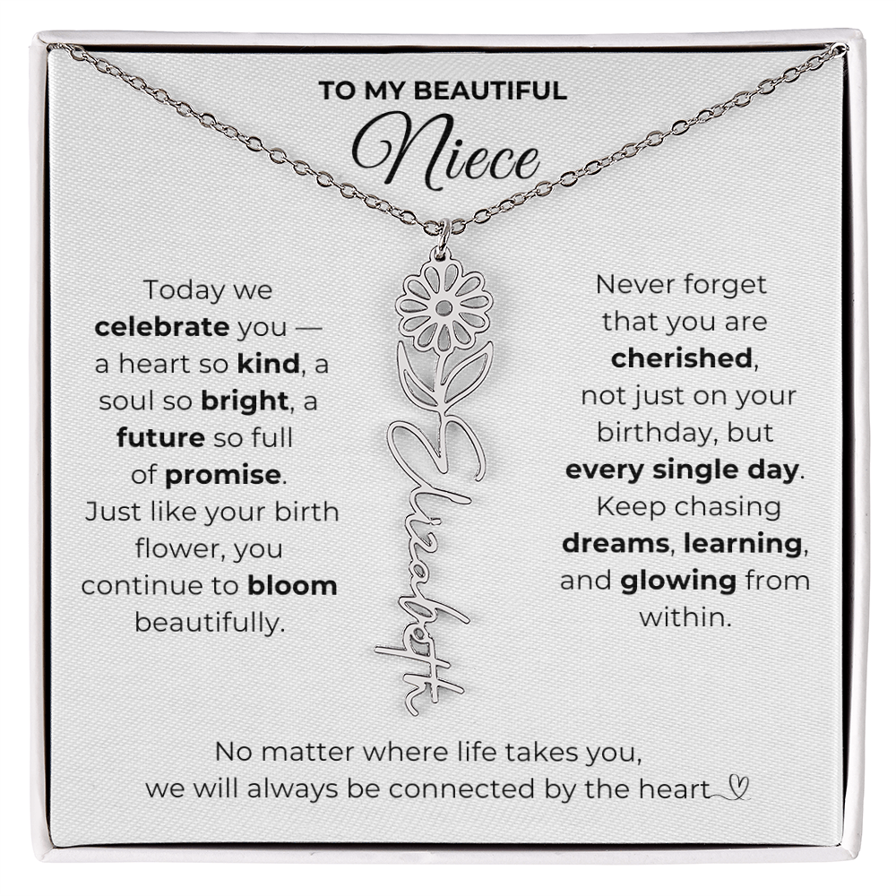 Personalized Niece Birthday Gift from Aunt or Uncle