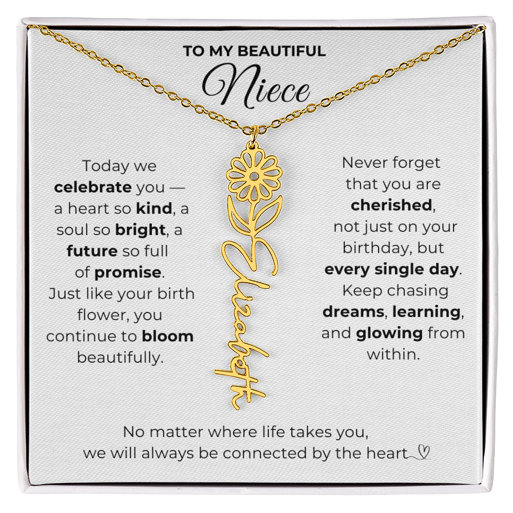 Personalized Niece Birthday Gift from Aunt or Uncle