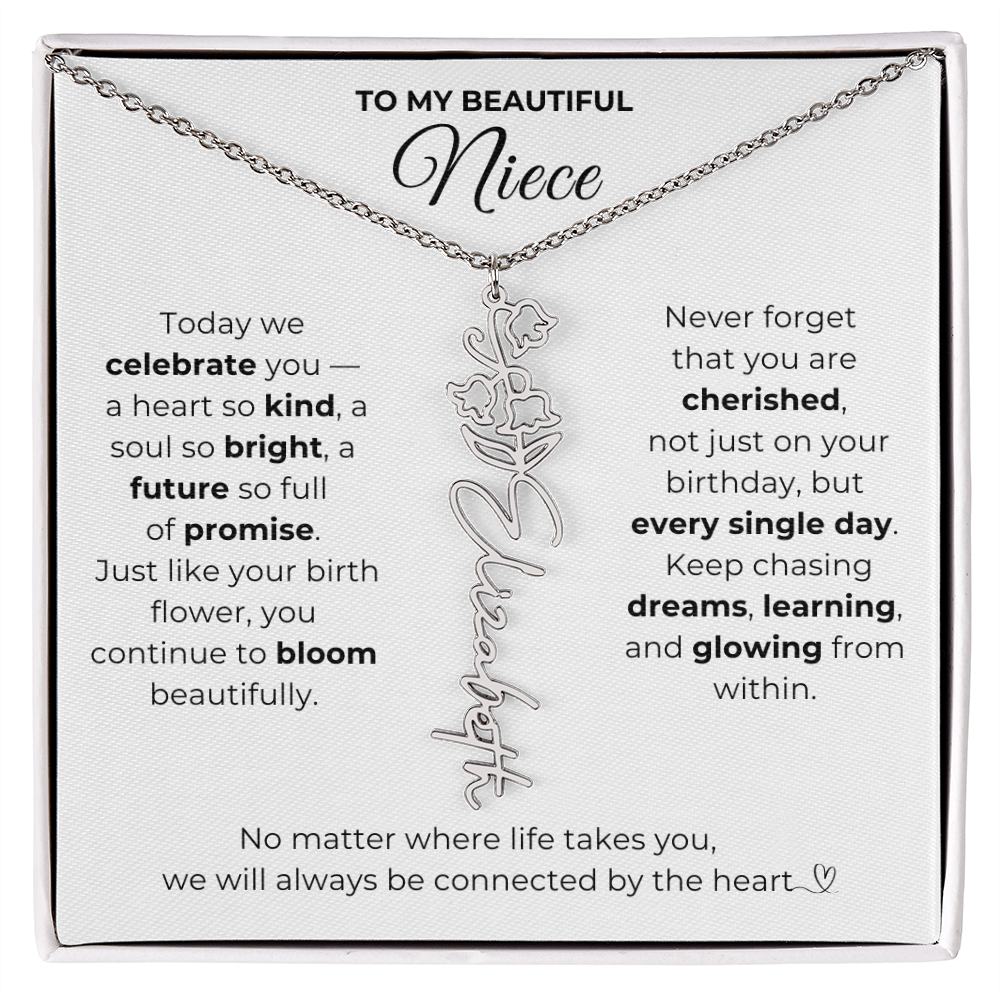 Personalized Niece Birthday Gift from Aunt or Uncle