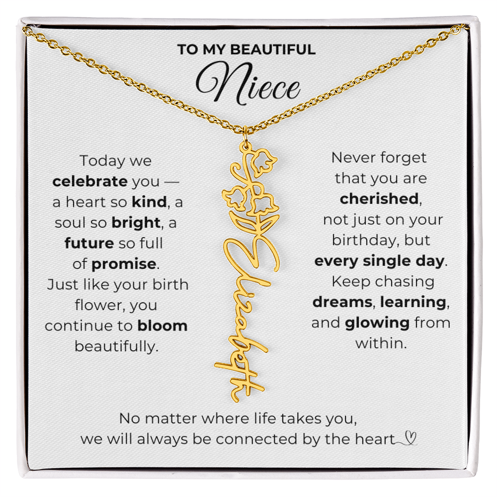 Personalized Niece Birthday Gift from Aunt or Uncle