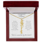 To My Beautiful Niece-"Vibrant Flower" Birth Month Name Necklace