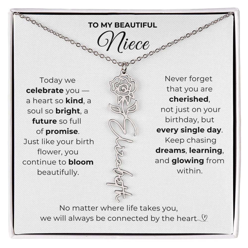 Personalized Niece Birthday Gift from Aunt or Uncle