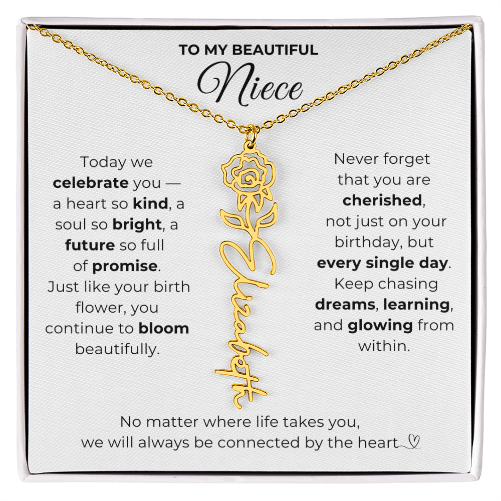 Personalized Niece Birthday Gift from Aunt or Uncle