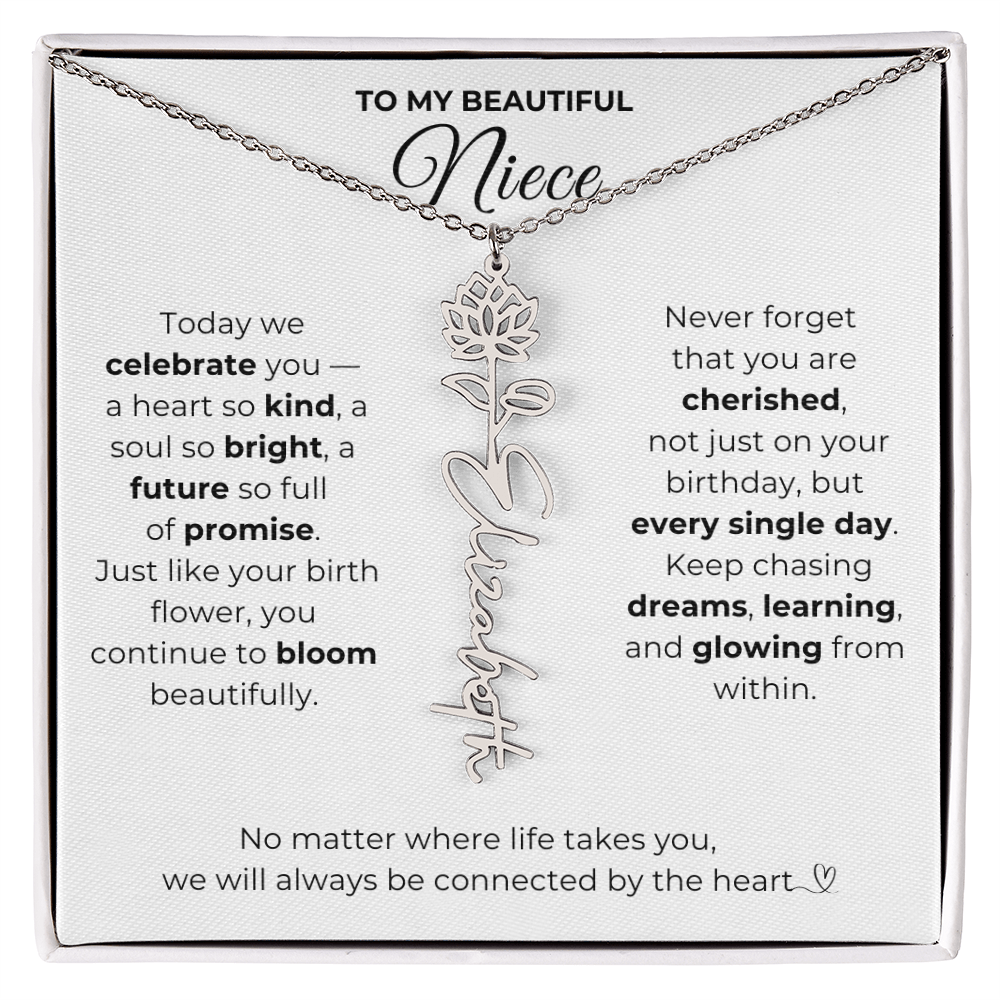 Personalized Niece Birthday Gift from Aunt or Uncle