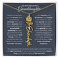 To My Beautiful Granddaughter-"Always Remember" Birth Month Name Necklace