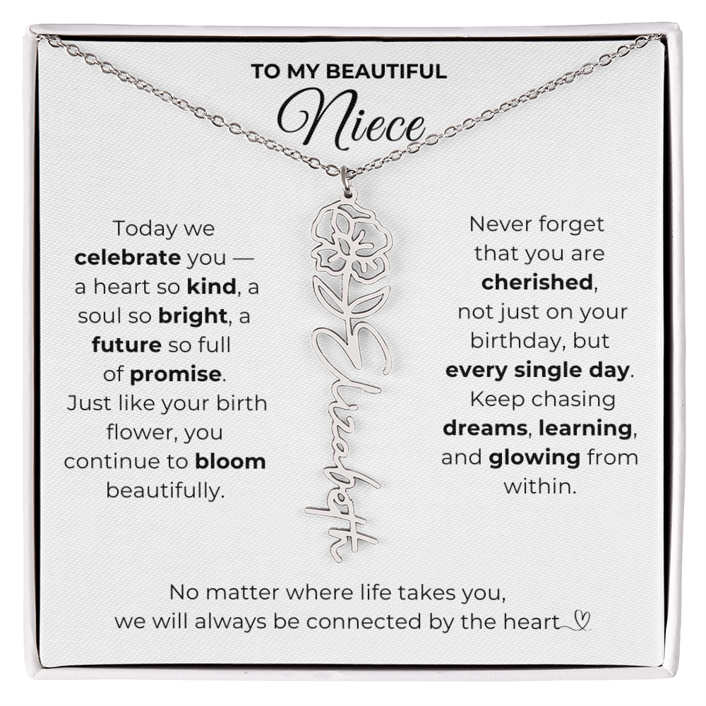 Personalized Niece Birthday Gift from Aunt or Uncle